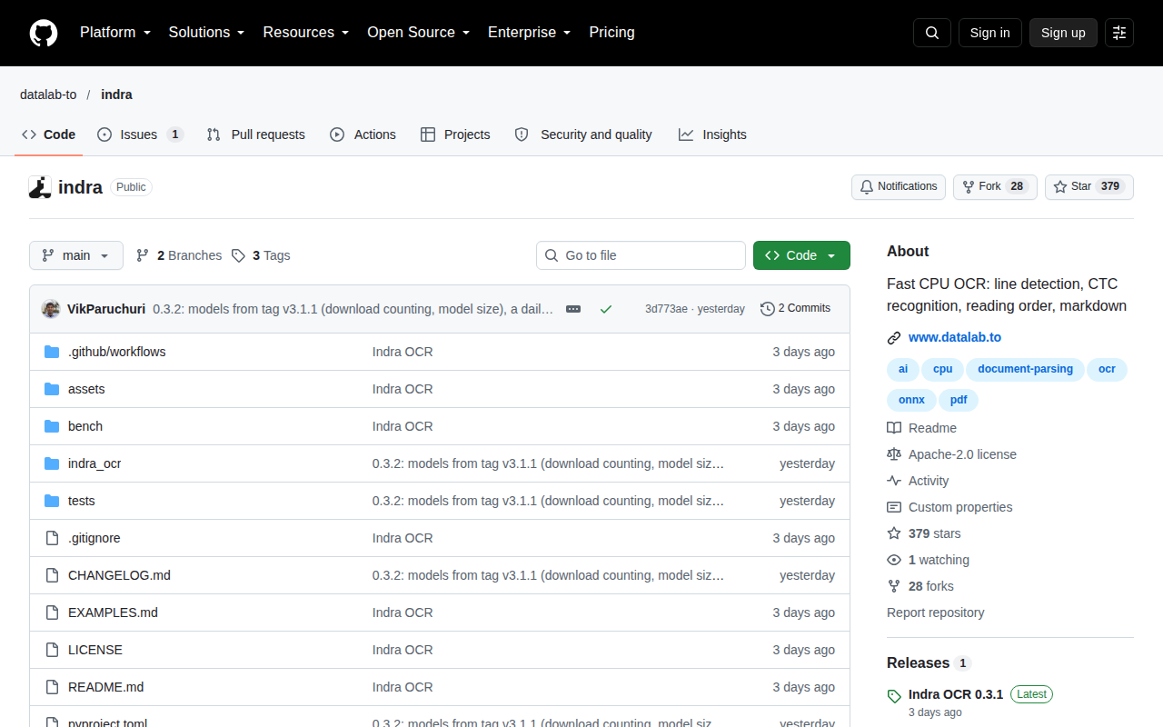 indra screenshot